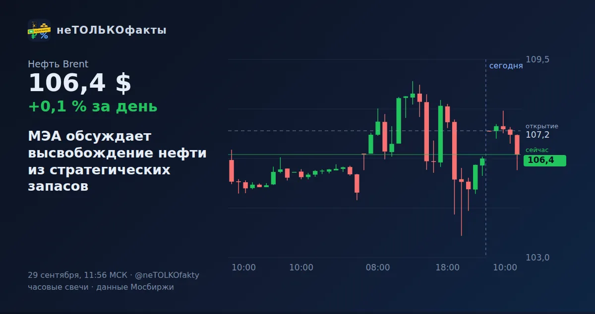 МЭА обсуждает высвобождение нефти из стратегических запасов